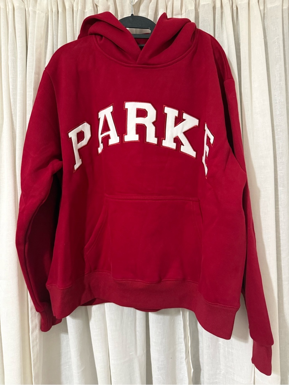 Authentic Parke Red Hoodie Sweatshirt